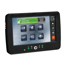 Tastatura touch screen color 7', 128 zone, cititor proximitate, negru, EN/RO, SERIA NEO - DSC HS2TCHPBLKEE1 DSC - 1